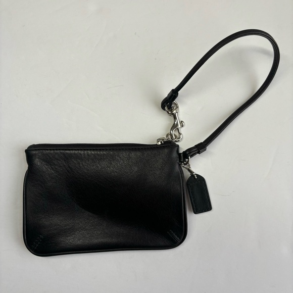 Coach Black Leather Wristlet - Picture 2 of 6